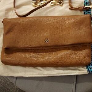 Sold!!Tory Burch Tan Leather Clutch
